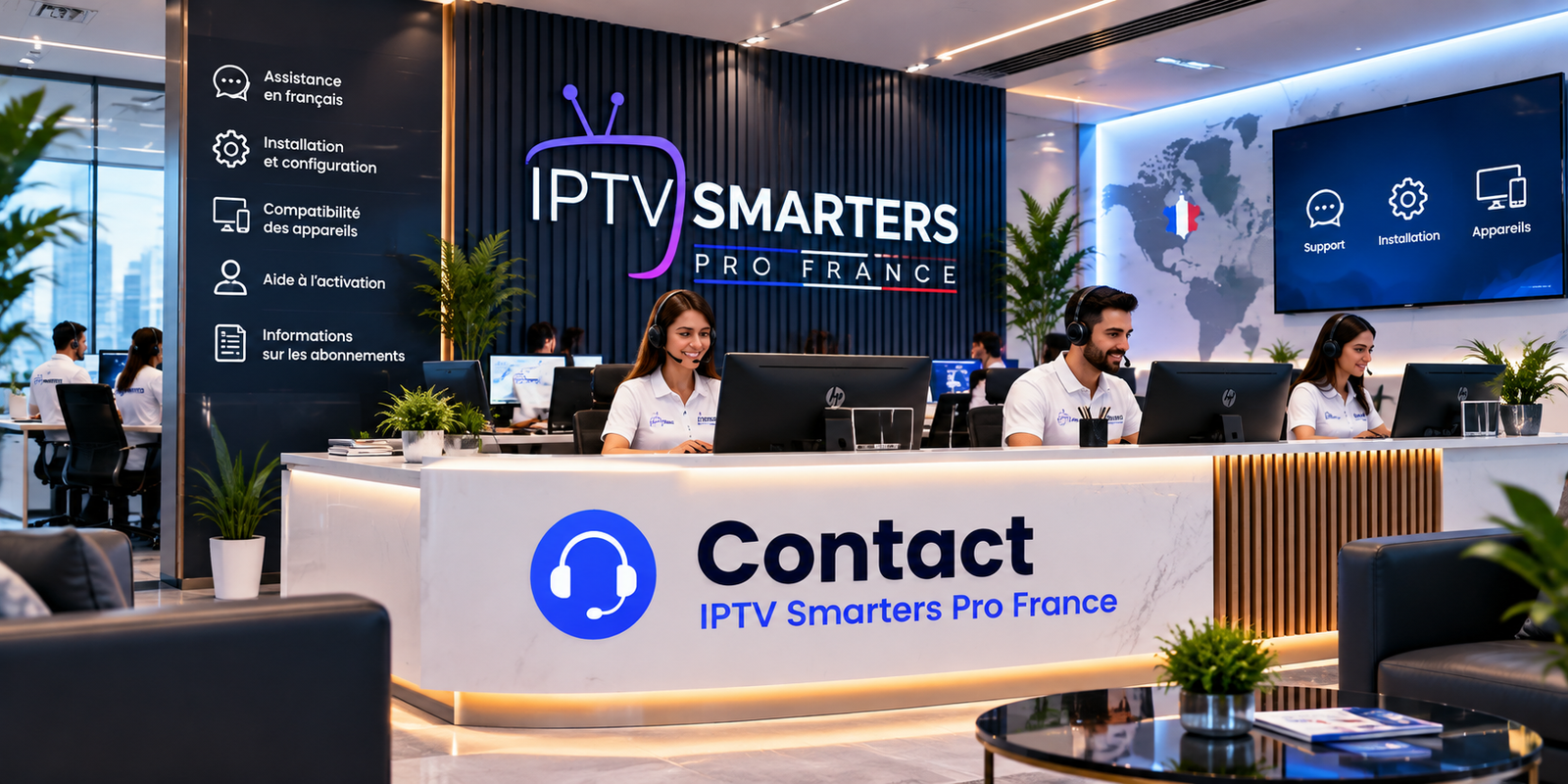 Contact IPTV Smarters Pro France